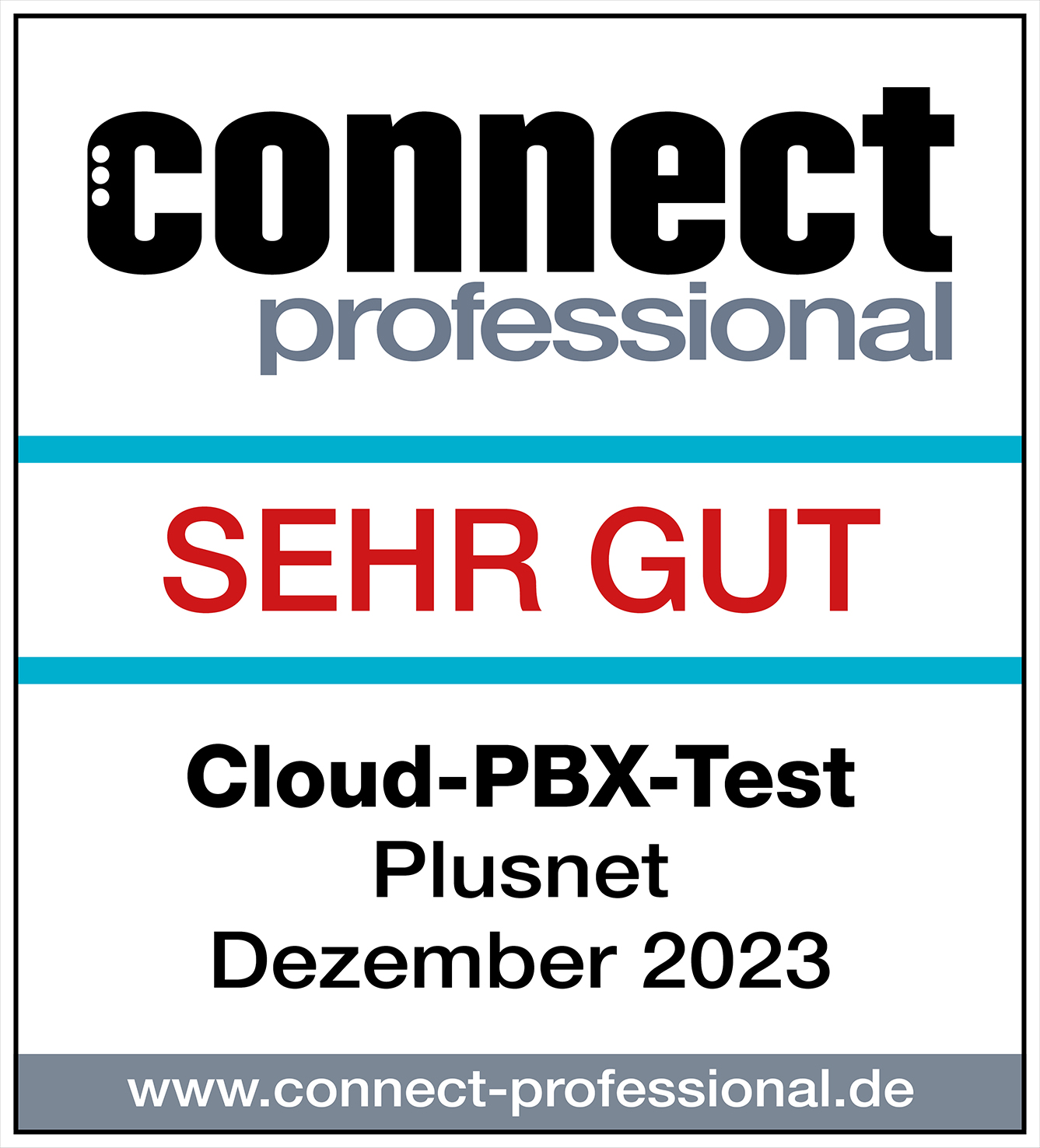 Cloud-Telefonanlage Centraflex erhält Sehr gut im Cloud-PBX-Test Dezember 2023 der connect professional